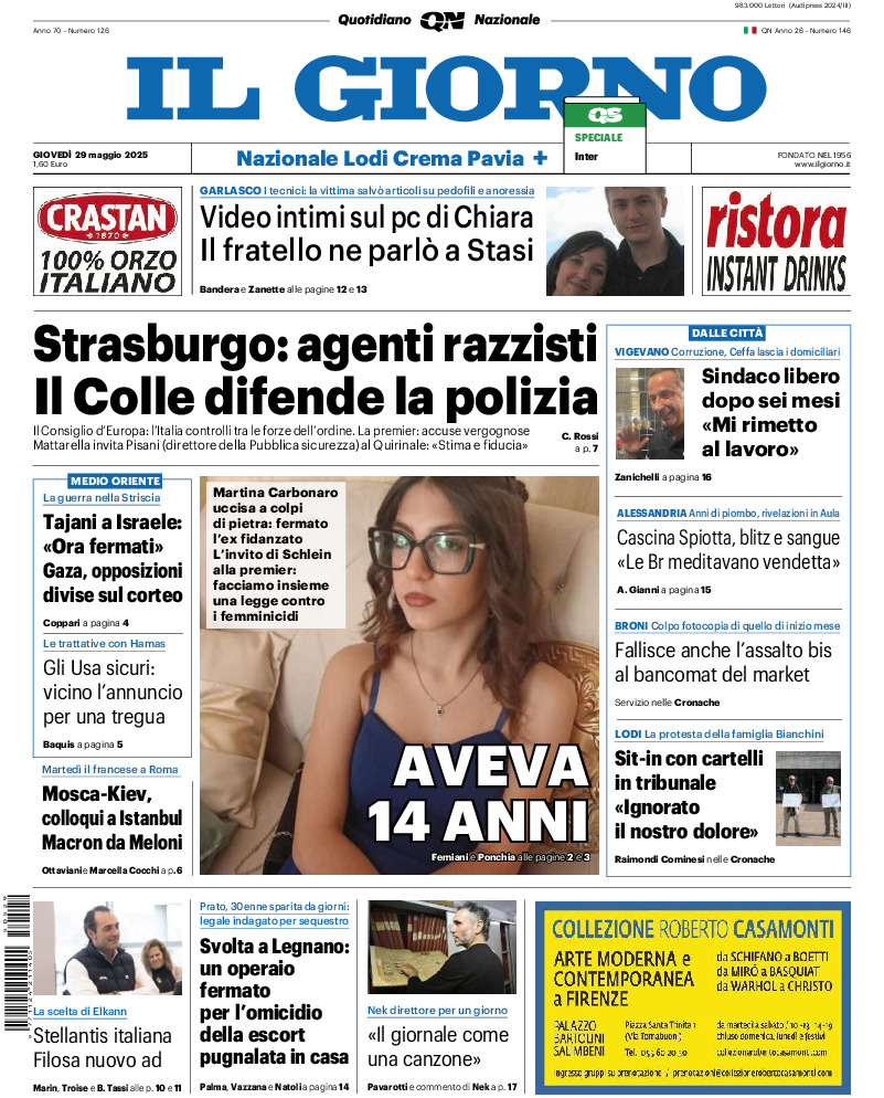 Prima-pagina-il giorno-edizione-di-oggi-20250529